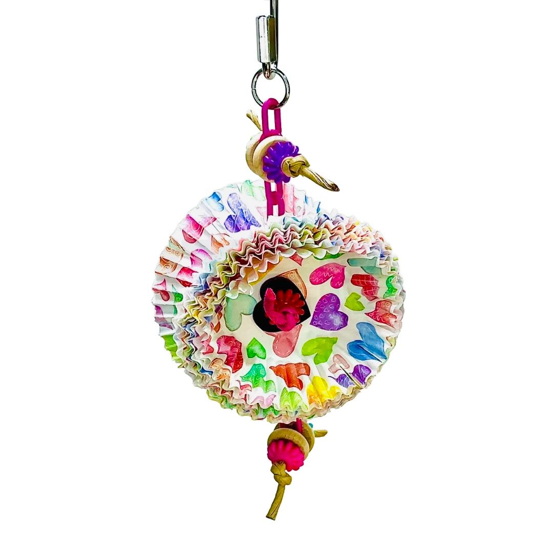 Chickie Valentine Hanging Toy by Bite Me Birdie
