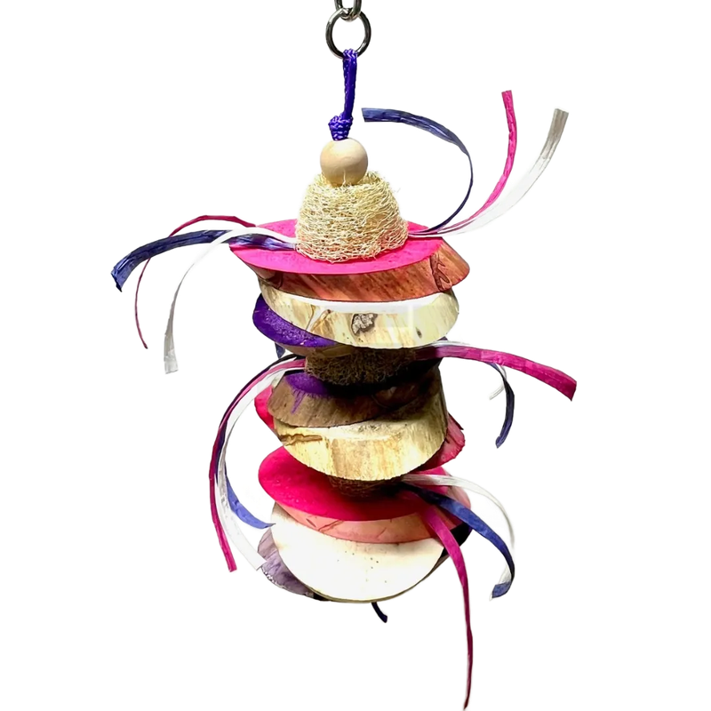 Karma Valentine hanging toy for Medium Size Birds by Bite Me Birdie