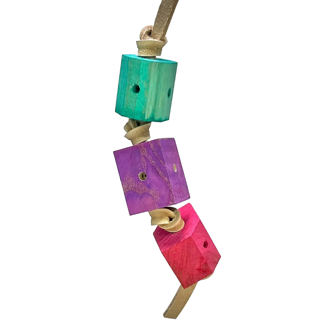 Titan Valentine Hard Ash Foraging Foot Toy by Bite Me Birdie