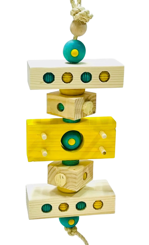 Reno Tropical for Large Birds - by Bite Me Birdie Bird Toys