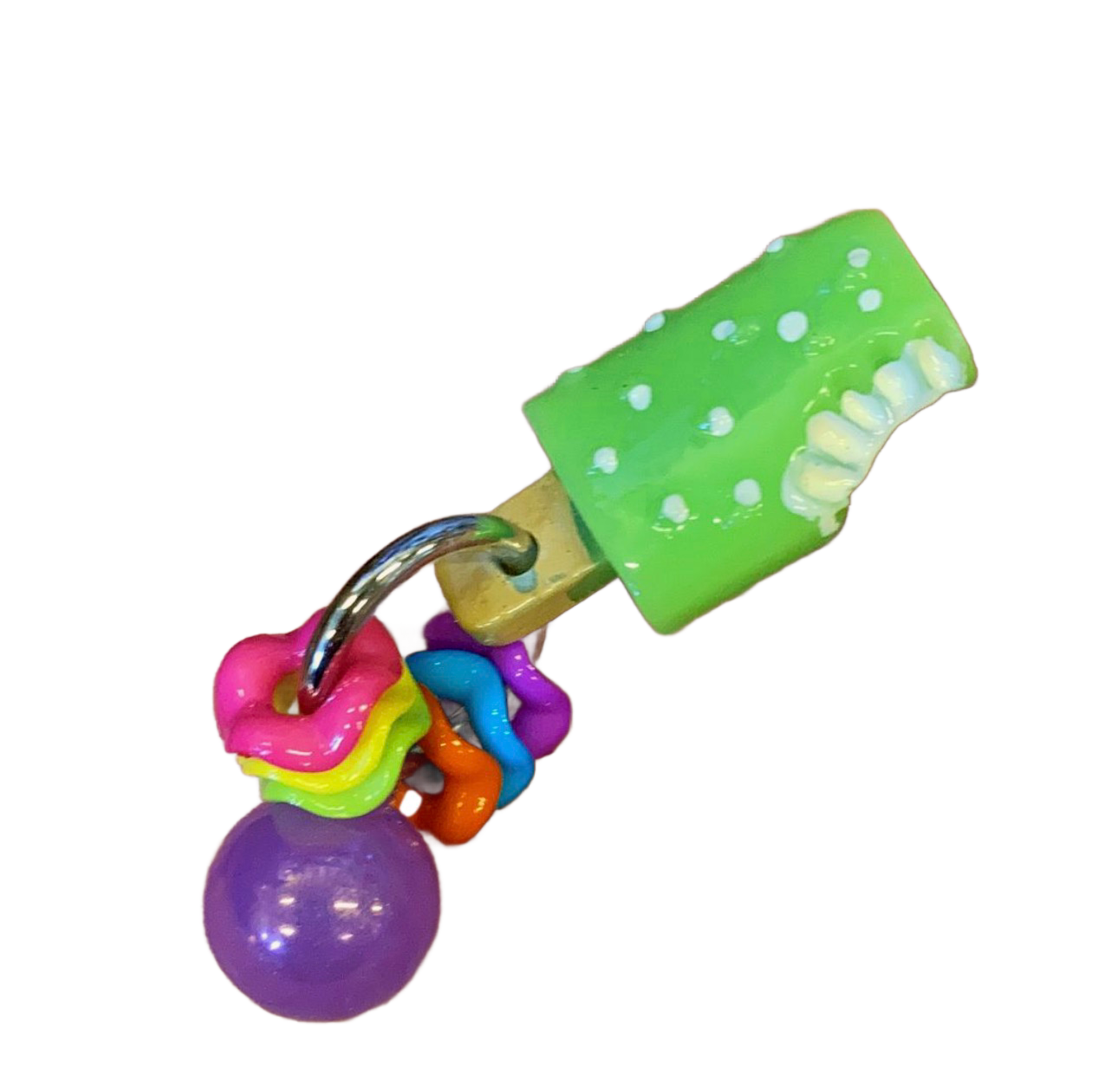 Poppy's Popsicle Foot Toy For Small Birds by Feathered Addictions