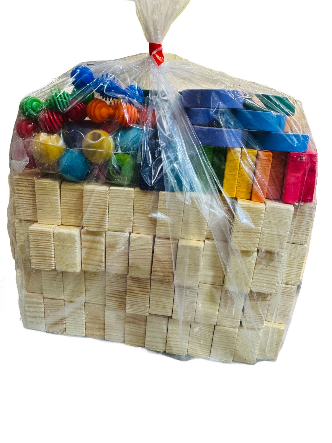 Gobsmacked REFILL KIT on Sisal Refillable with 1/4" Eye Hook on top for Large and som Medium Birds by The Best Bird Toys