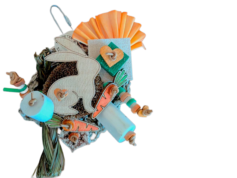 Carrot Patch 4"x4" Premium Mat Shredder by Peter Piper Parrots Limited Edition