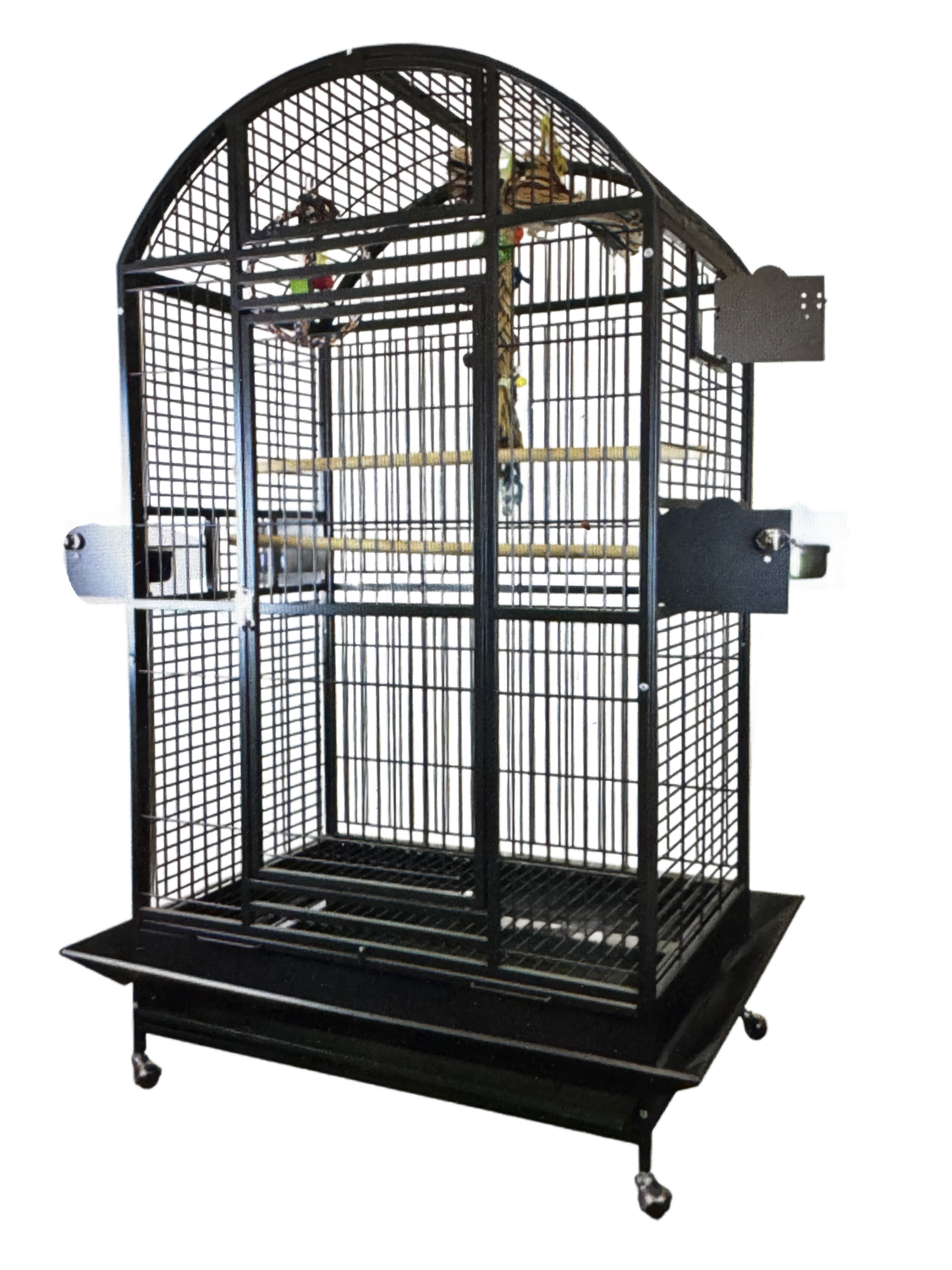 9004030 A&amp;E Dome Top Cage 40"x30"x75" available in HQ Black or HQ Platinum by A&amp;E Cage Company