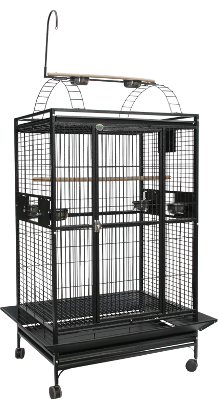 8004030 A&amp;E Play Top Cage 40"x 30" x75" available in Black or Platinum by A&amp;E Cage Company