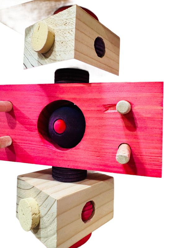 Reno Valentine for Large Birds - by Bite Me Birdie Bird Toys