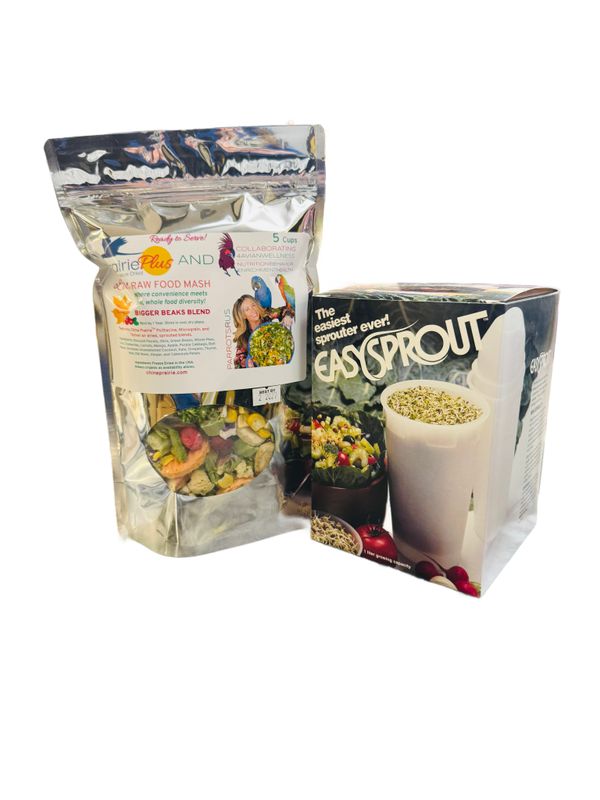 NEW! Parrotsrus Freeze Dried Weekly Raw Food Mash Seasonal Blend Starter Kit by China Prairie