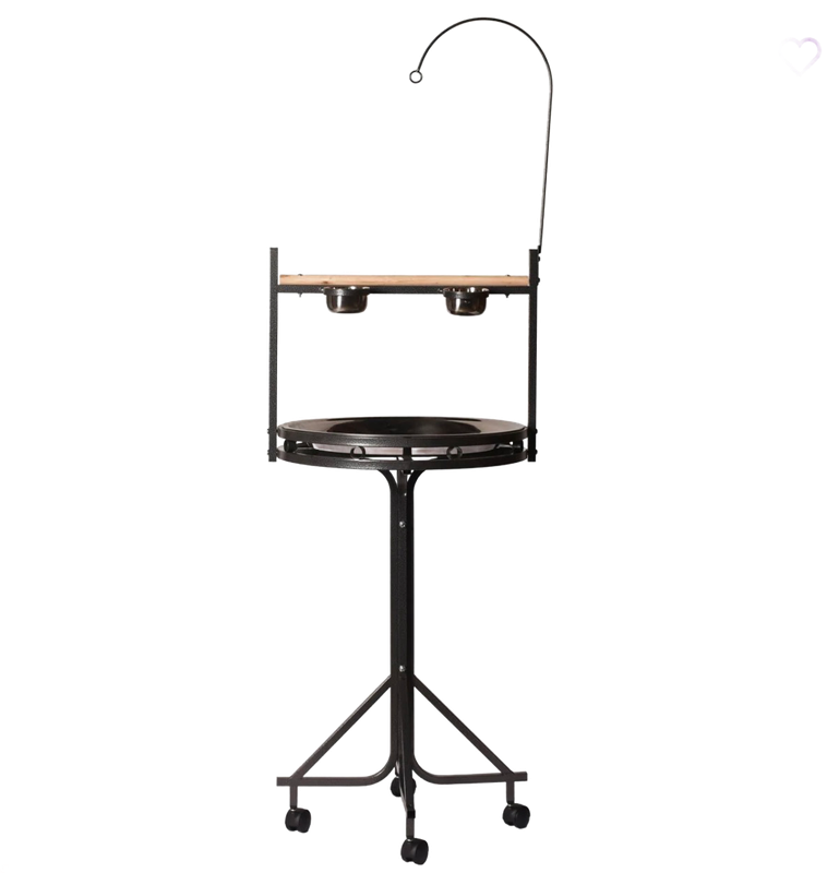 GC42323 HQ Black 23" x 23" x 52" Play Stand with Shipping Included by A&amp;E Cage Company