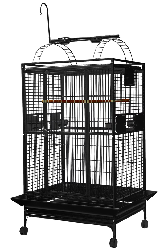 8003628 A&amp;E Play Top Cage 36"x 28" x66" available in Black, Platinum or White by A&amp;E Cage Company