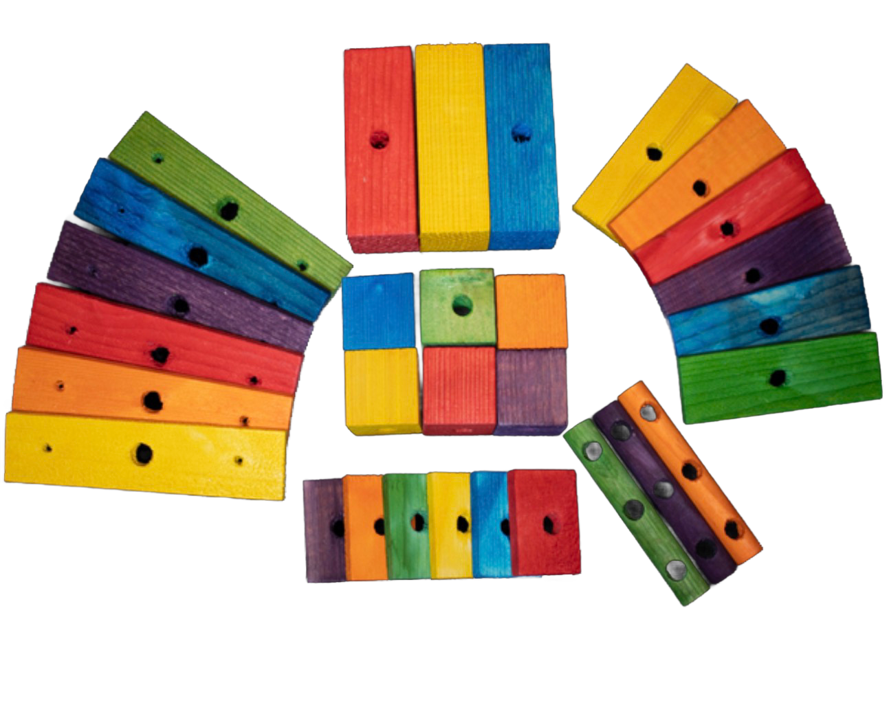 Wood Parts Combo - 30 Pieces