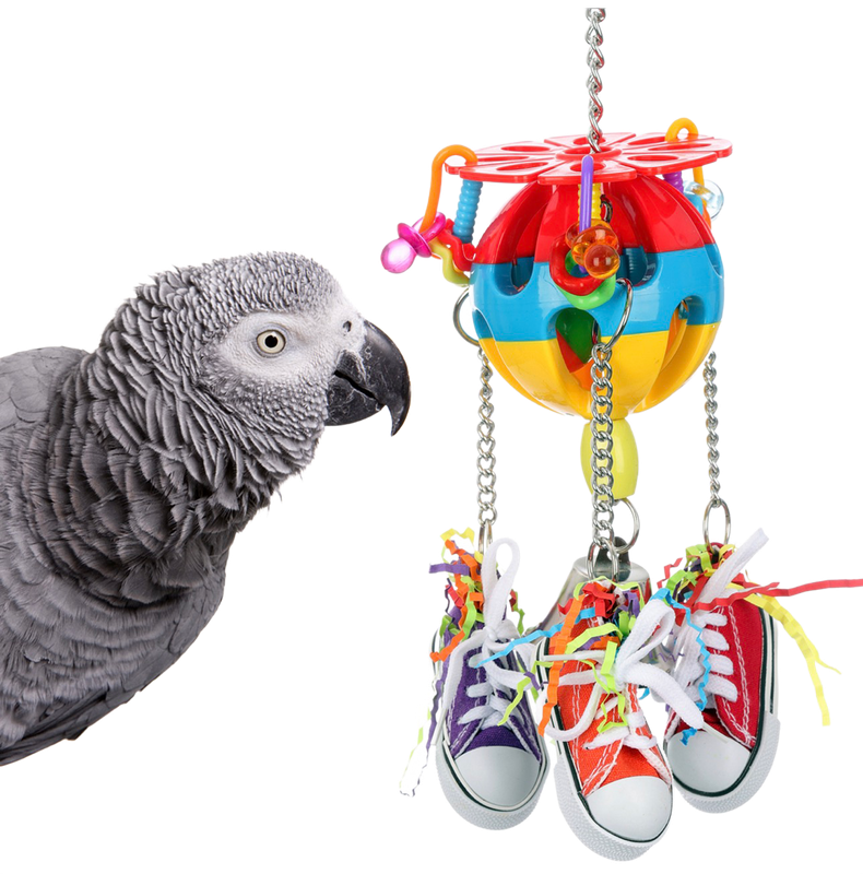 Kick Ball by Perky Parrot Toys - Perfect for Medium Birds