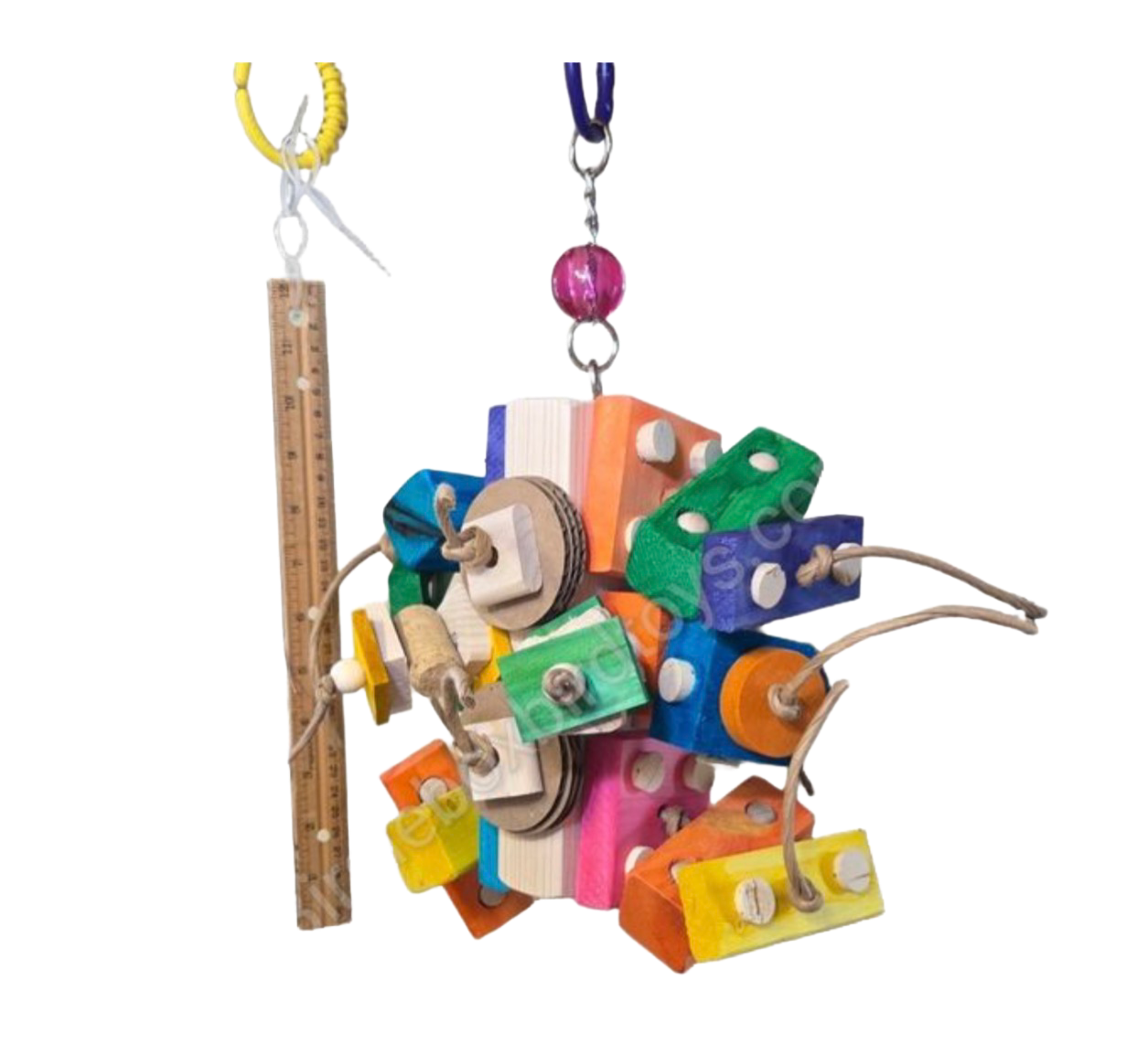 The Footie Tree for Large Birds by Birdie Box Bird Toys
