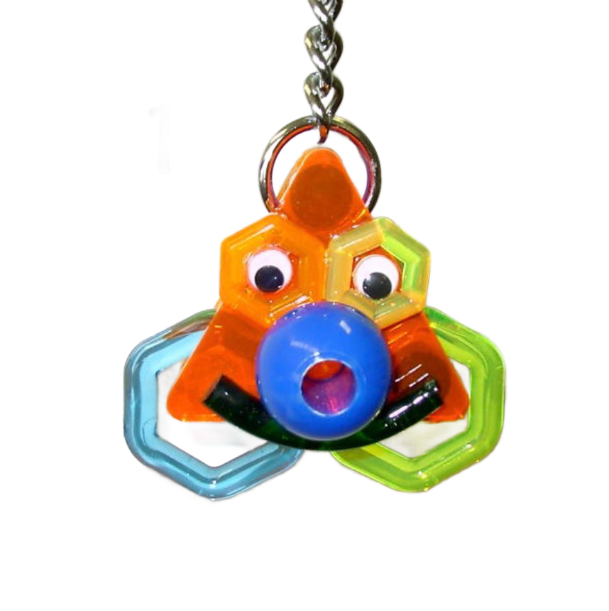 Ziggy Hanging Acrylic Toy for Small &amp; Medium Birds by Bell Plastics Bird Toys