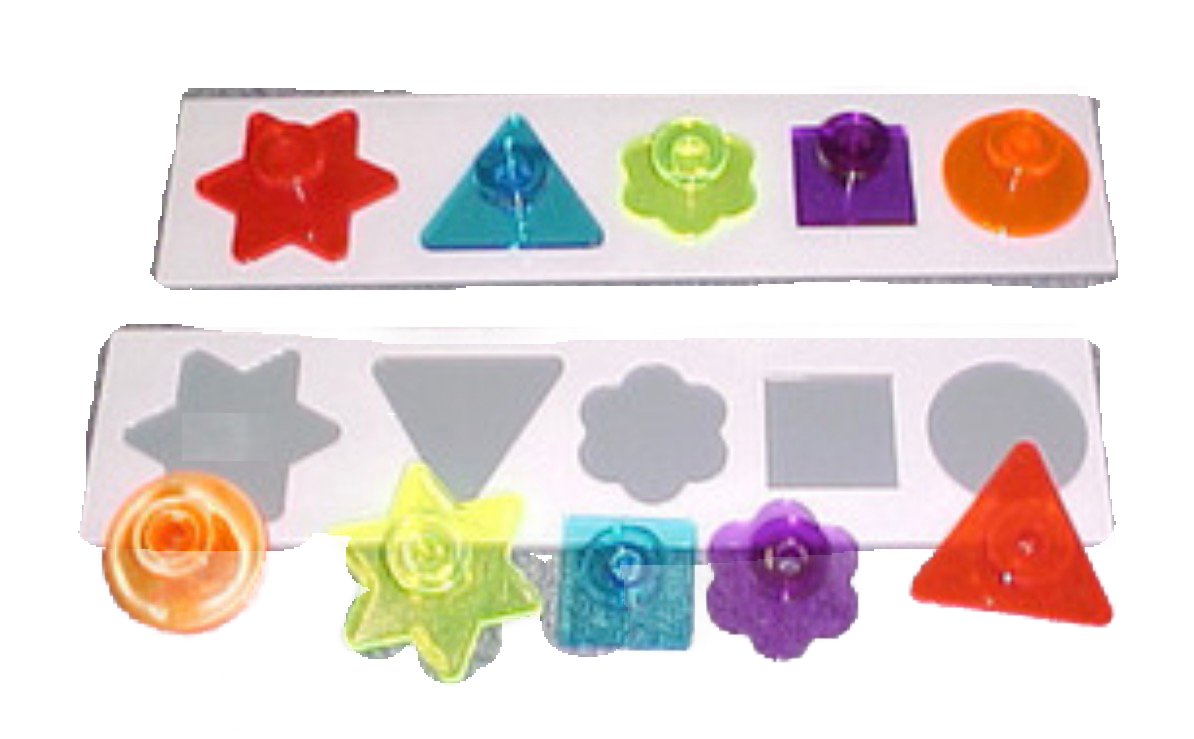 Shapes Puzzle Large made with Acrylic Training Toy for Medium &amp; Large Birds by Bell Plastics Bird Toys