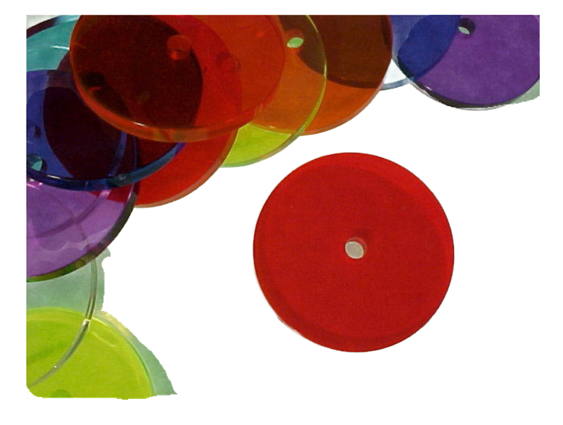 2.5" Diameter Acrylic Washer for Medium &amp; Large Birds by Bell Plastics Bird Toys
