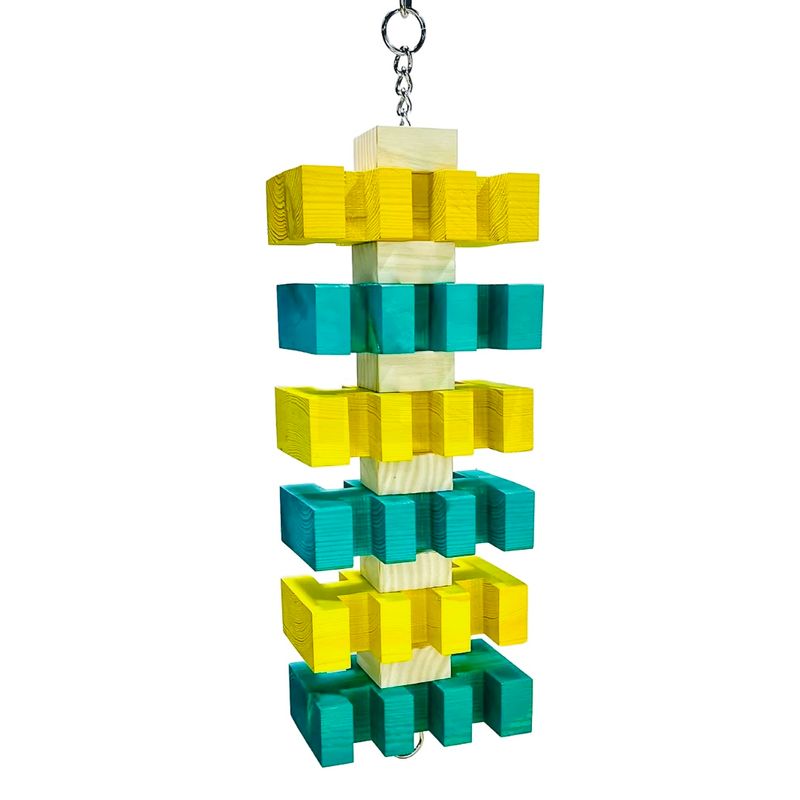 Jagger Tropical Hanging Toy for Large Size Birds by Bite Me Birdie