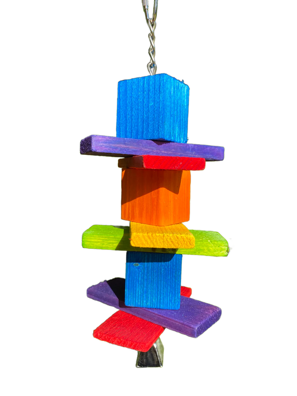 Helicopter Toy for Small Birds who like to chew wood &amp; Medium Size Birds by Ammerman Cage &amp; Equipment