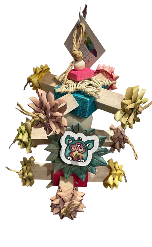 Spinning Furby Friend Limited Edition for Small &amp; Medium Birds by Feathered Addictions