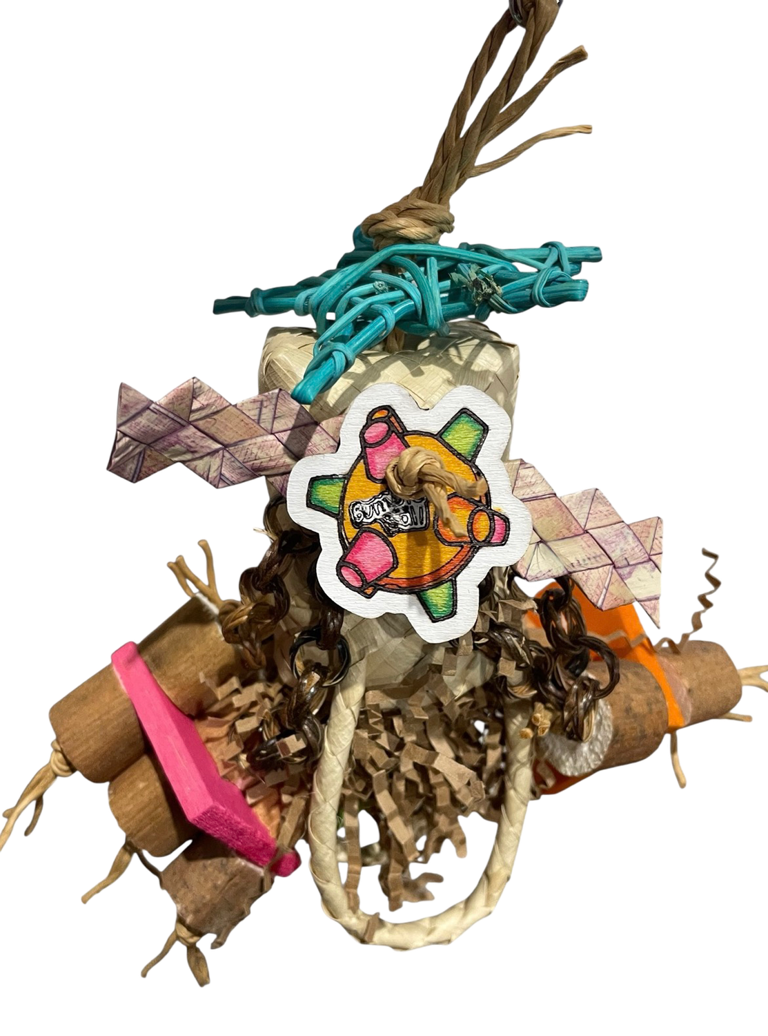 Bouncing All Over Bumble Ball Limited Edition for Small &amp; Medium Birds by Feathered Addictions