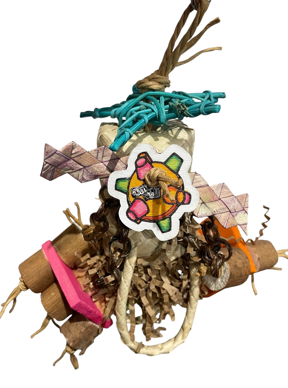 Bouncing All Over Bumble Ball Limited Edition for Small &amp; Medium Birds by Feathered Addictions