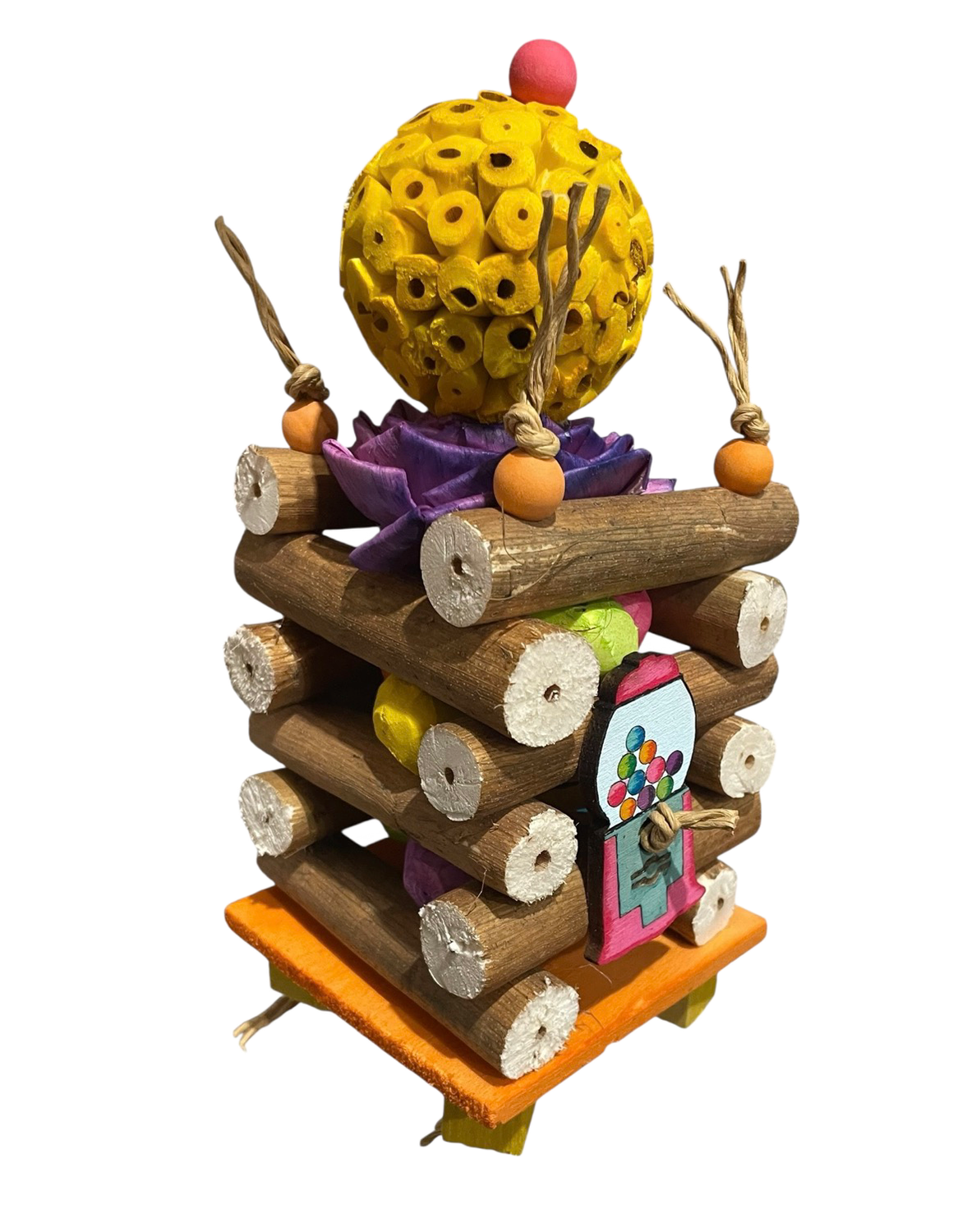 Gumball Machine Sola Tower Limited Edition for Small &amp; Medium Birds by Feathered Addictions