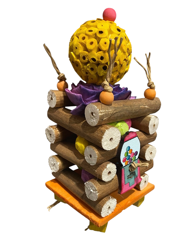 Gumball Machine Sola Tower Limited Edition for Small &amp; Medium Birds by Feathered Addictions