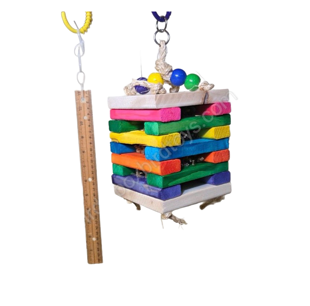 Hidden Wells for Large Birds by Birdie Box Bird Toys
