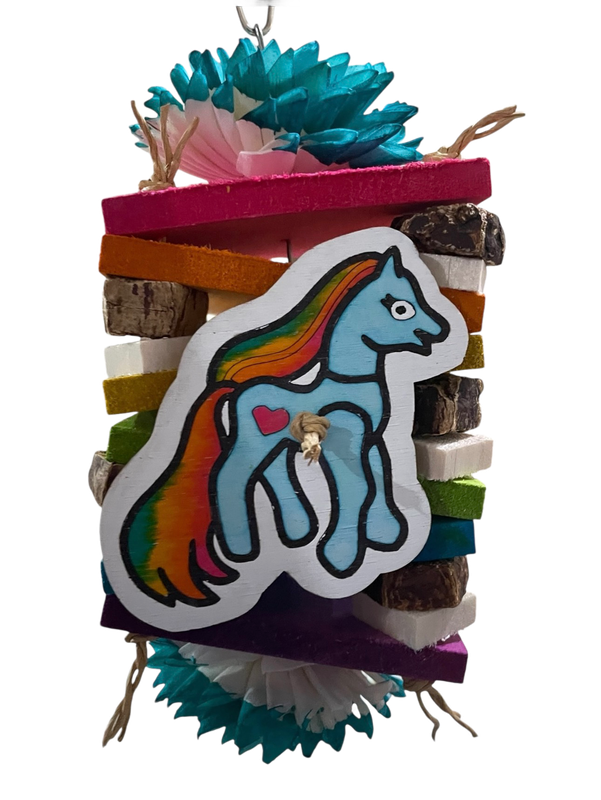 Friendship is Magic Balsa Topsy Turvy Limited Edition for Small &amp; Medium Birds by Feathered Addictions