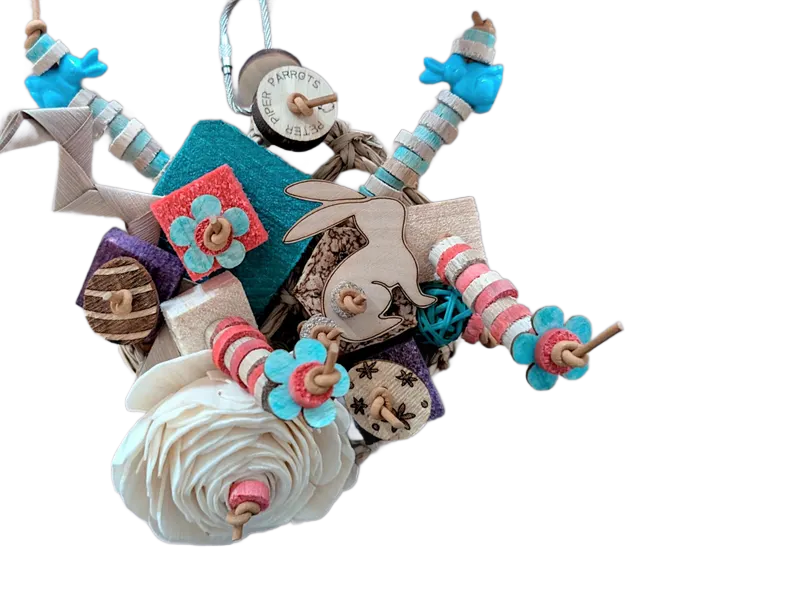 Egg Hunt 4"x4" Premium Mat Shredder by Peter Piper Parrots Limited Edition