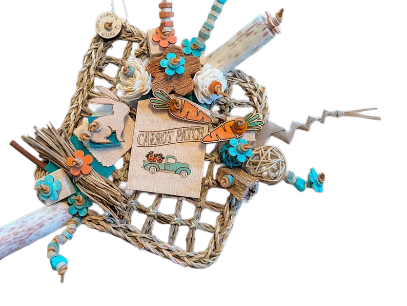 Carrot Patch 7" x 7" Premium Mat Shredder by Peter Piper Parrots Limited Edition