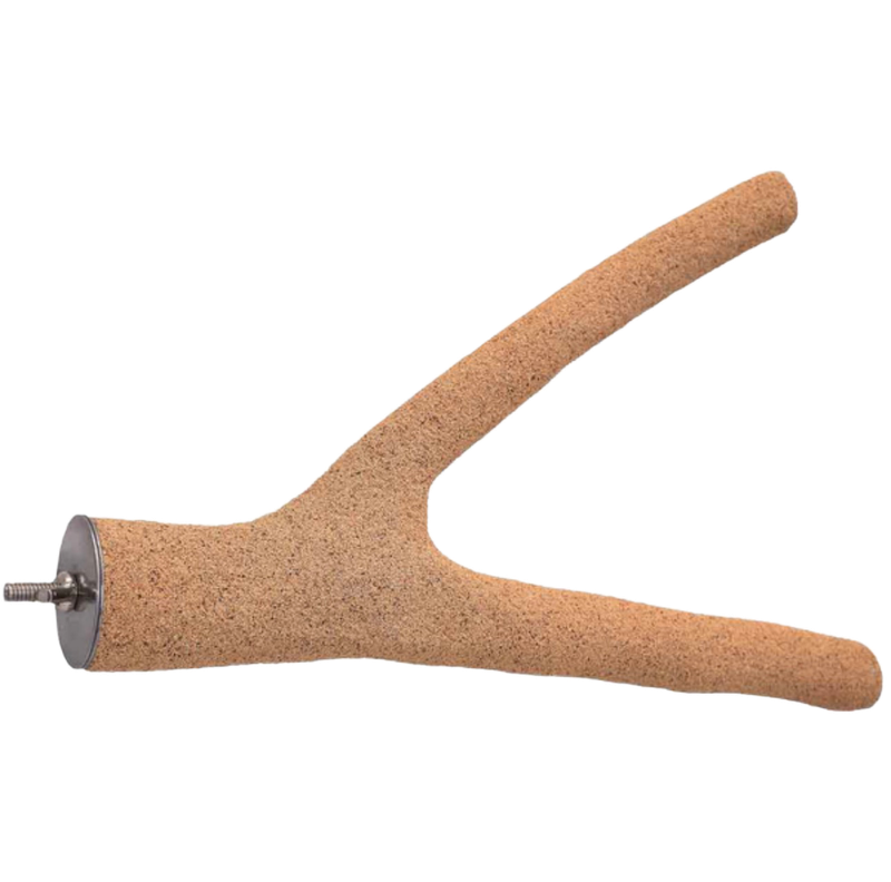 Sure Grip Y Grooming Perch 1.25 " Diameter Large - by Super Bird Creations