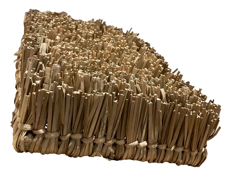 Enrichment Seagrass Foraging Carpet for all size Birds 10" x 7" by Feathered Addictions