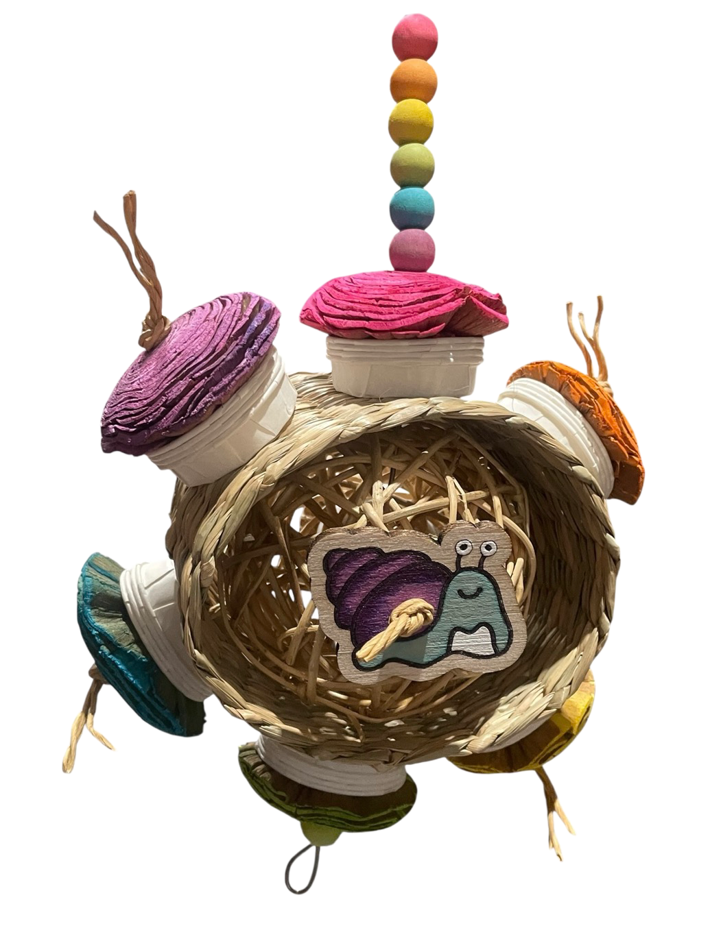 You Spin me Round and Round Snail Limited Edition for Small Birds by Feathered Addictions