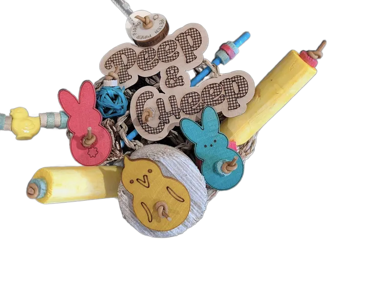 Peep &amp; Cheep 4"x4" Premium Mat Shredder by Peter Piper Parrots Limited Edition