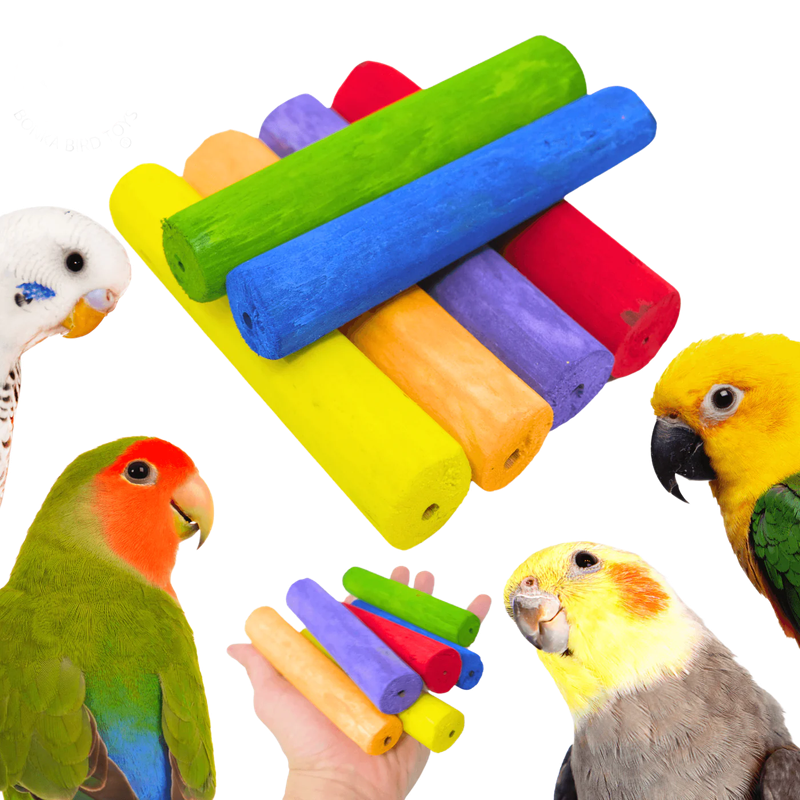Rainbow Sola Sticks - 6 pack by Bonka Bird Toys