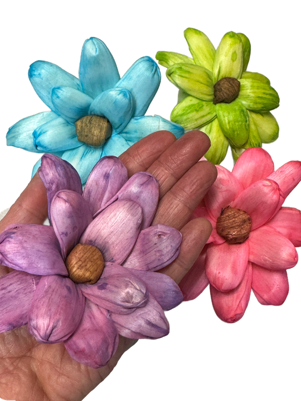 HUGE Sola Crazy Daisy - 3.5" - 4pc by Feathered Addictions