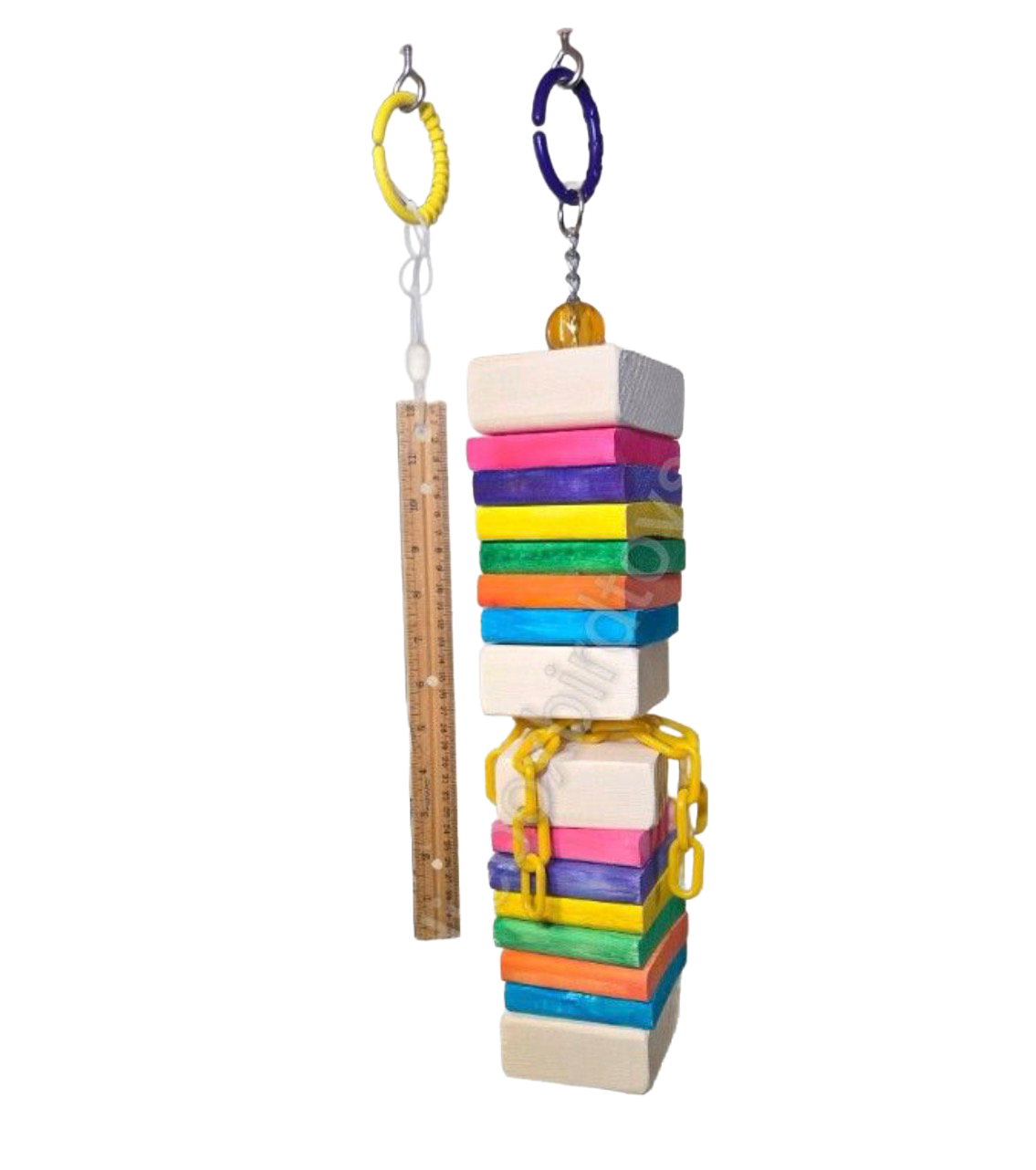 Double Slim Mac for Large Birds by Birdie Box Bird Toys