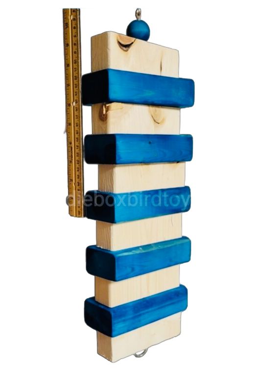 Woody's Stacker for Large Birds by Birdie Box Bird Toys