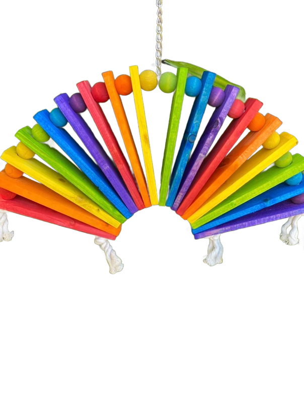 Rainbow Toy for Large Size Birds by Ammerman Cage &amp; Equipment