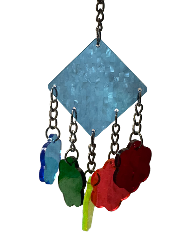 Sun Catcher Large Hanging Toy for Medium and Large Birds by Bell Plastics Bird Toys