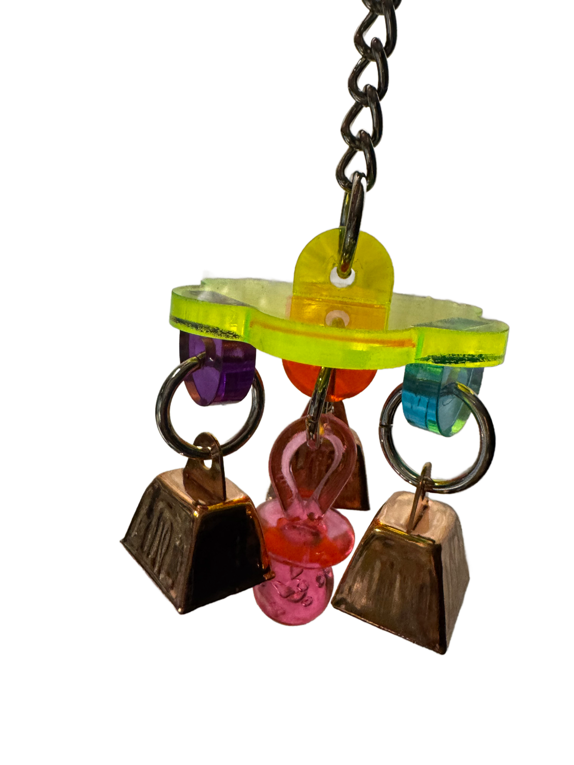 Chandelier Small Hanging Toy for Small &amp; Medium Birds by Bell Plastics Bird Toys