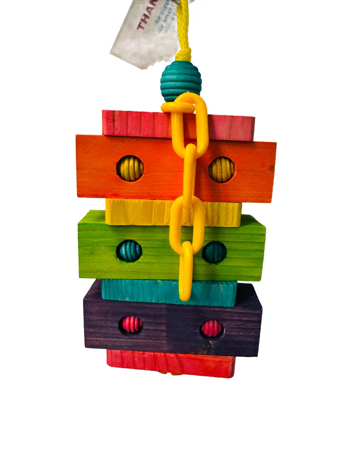 Quinn Rainbow for Medium &amp; some Large Birds by Bite Me Birdie