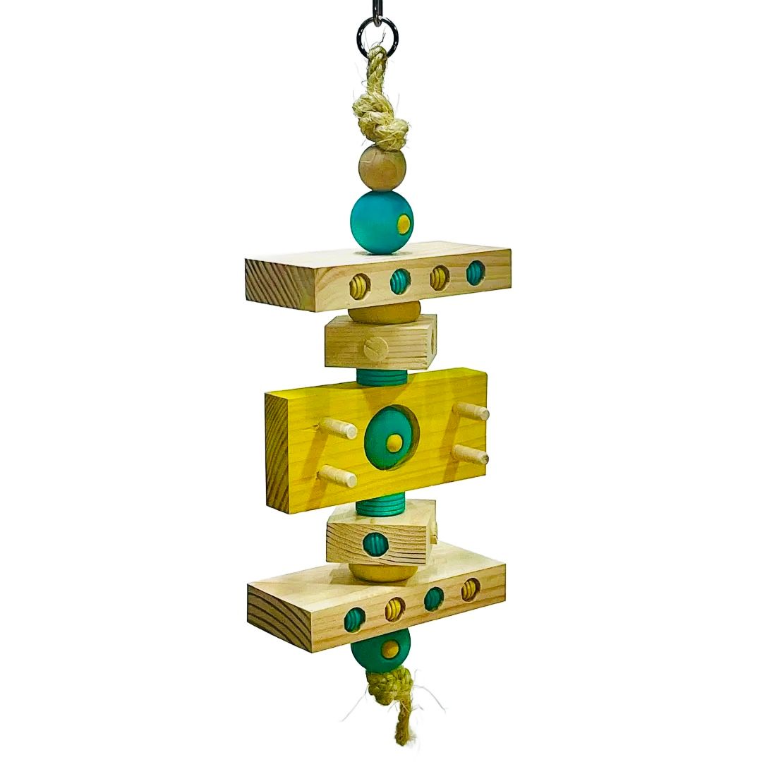 Reno Tropical Skinny for Large Birds - by Bite Me Birdie Bird Toys