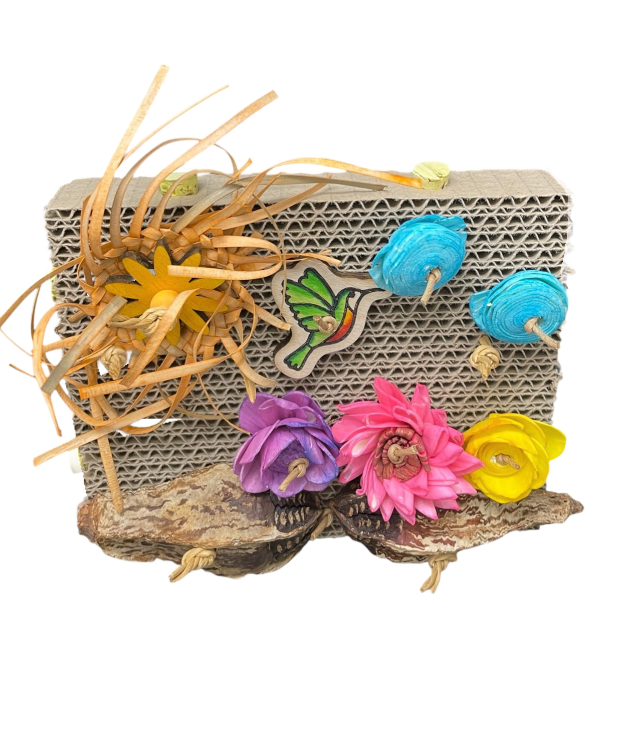 Hummingbird Sighting Munch Board Limited Edition for Small &amp; Medium Birds by Feathered Addictions