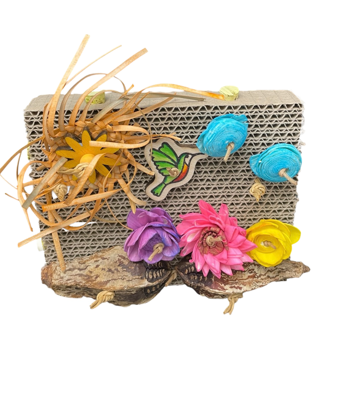 Hummingbird Sighting Munch Board Limited Edition for Small &amp; Medium Birds by Feathered Addictions