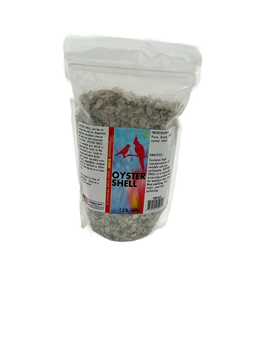 Oyster Shells for Birds 1.5 Lbs by Morning Bird Products