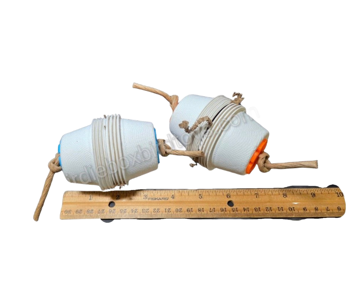 Stuffed Cup Footie 2 Pack by Birdie Box Bird Toys