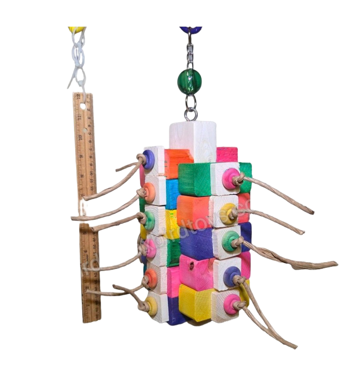 Just Blocks for Large Birds by Birdie Box Bird Toys