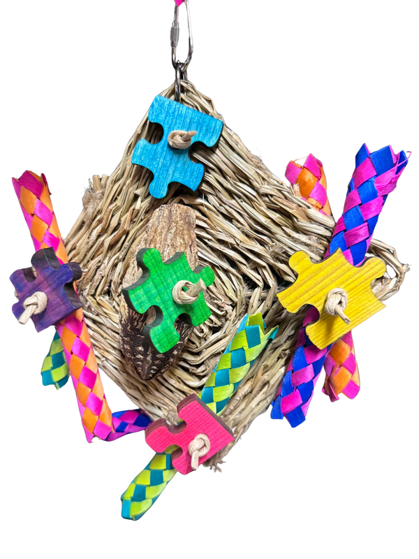 Jigsaw Toy for Small and Medium Birds by Cheep Thrills Bird Toys