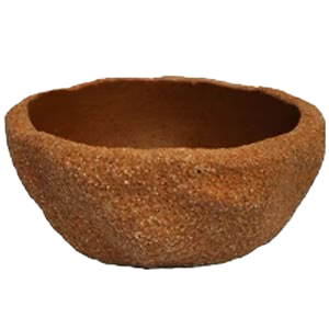 Small Sandstone Round Java Tree Cup by A&amp;E Cage Company